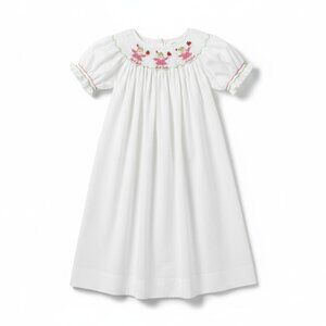 NWT Castles & Crowns Elf Dress Girl Size 4Y Smocked Corduroy Christmas Holiday